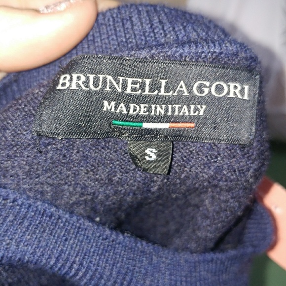 EUC·Brunella Gori | merino wool crew neck sweater - Picture 1 of 6